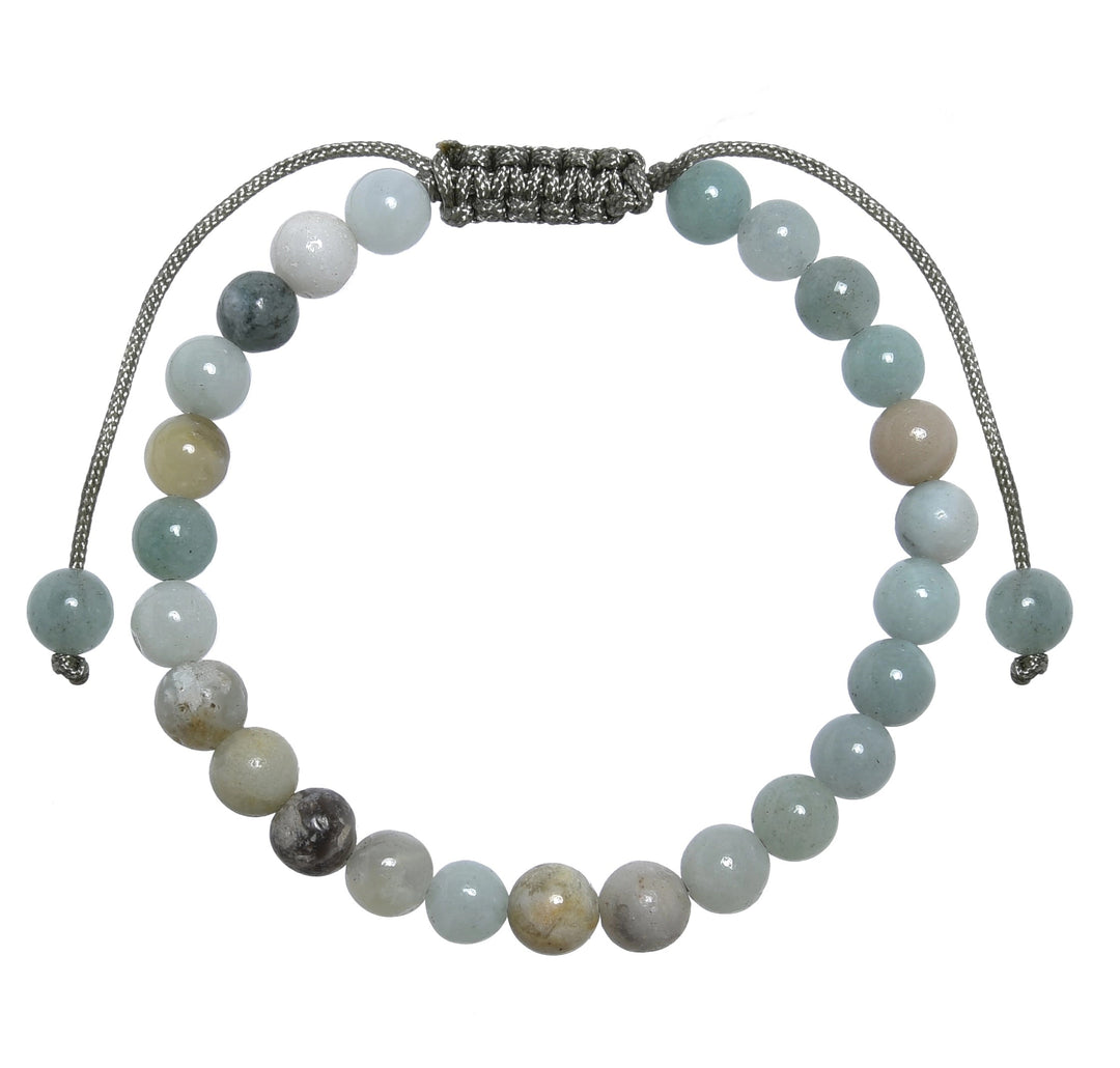 Amazonite Pull Tie Bracelet