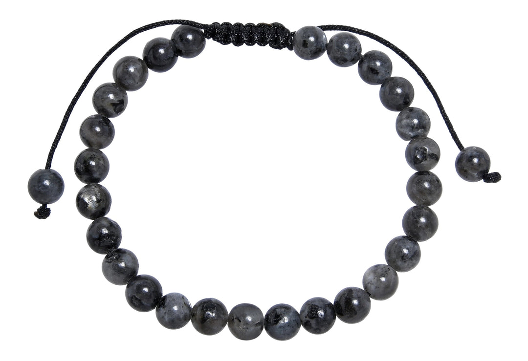 Black Labradorite Pull Tie Bracelet