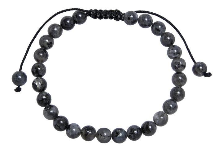 Black Labradorite Pull Tie Bracelet