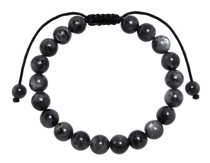 Black Labradorite Pull Tie Bracelet