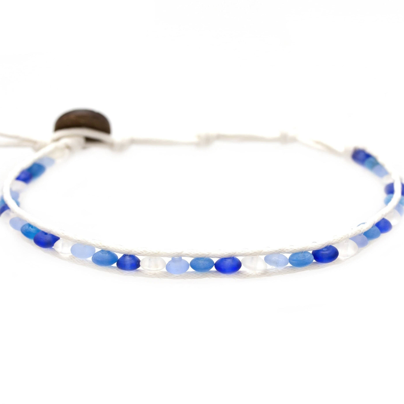 Angel Fish Sea Glass Anklet