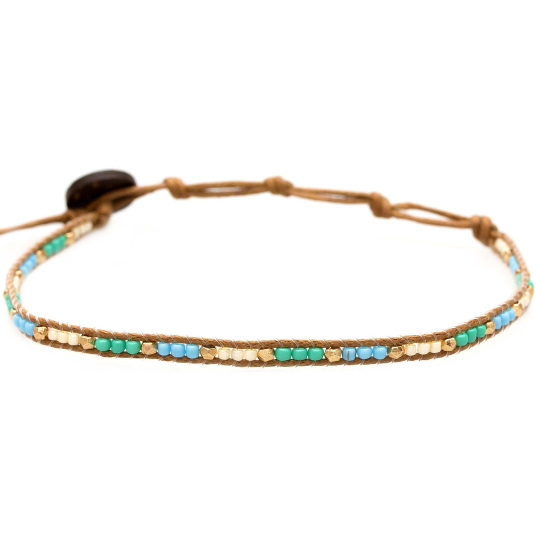 Wonder Wave Seed Bead Anklet