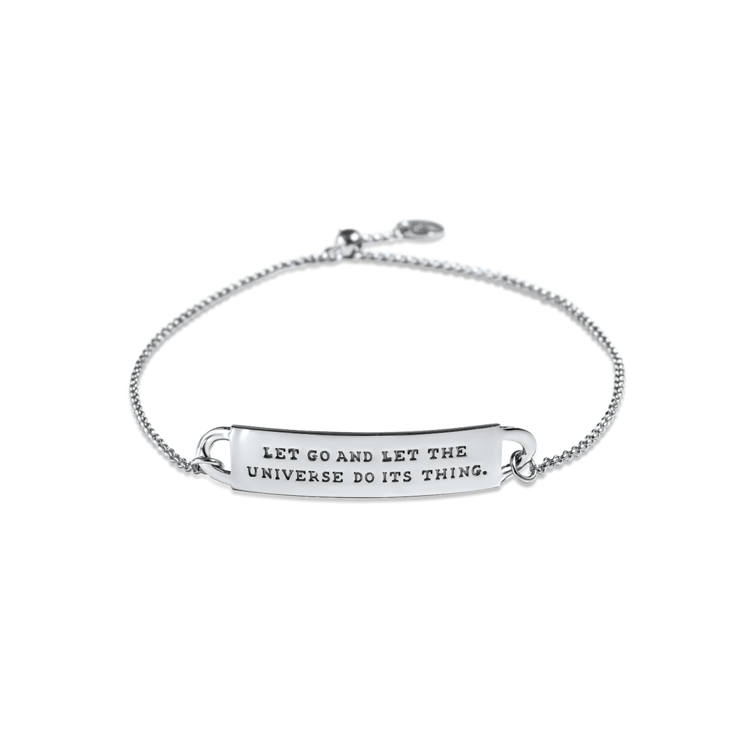 Let Go ID Bracelet in Silver