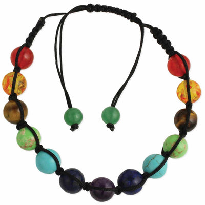 Rainbow Chakra Stone Bracelet