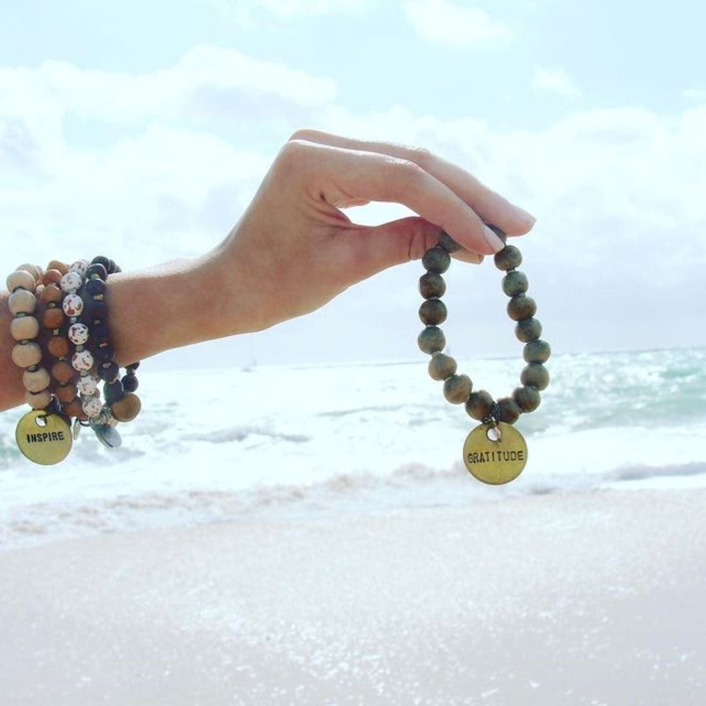 Grateful Inspiration Charm Bracelet