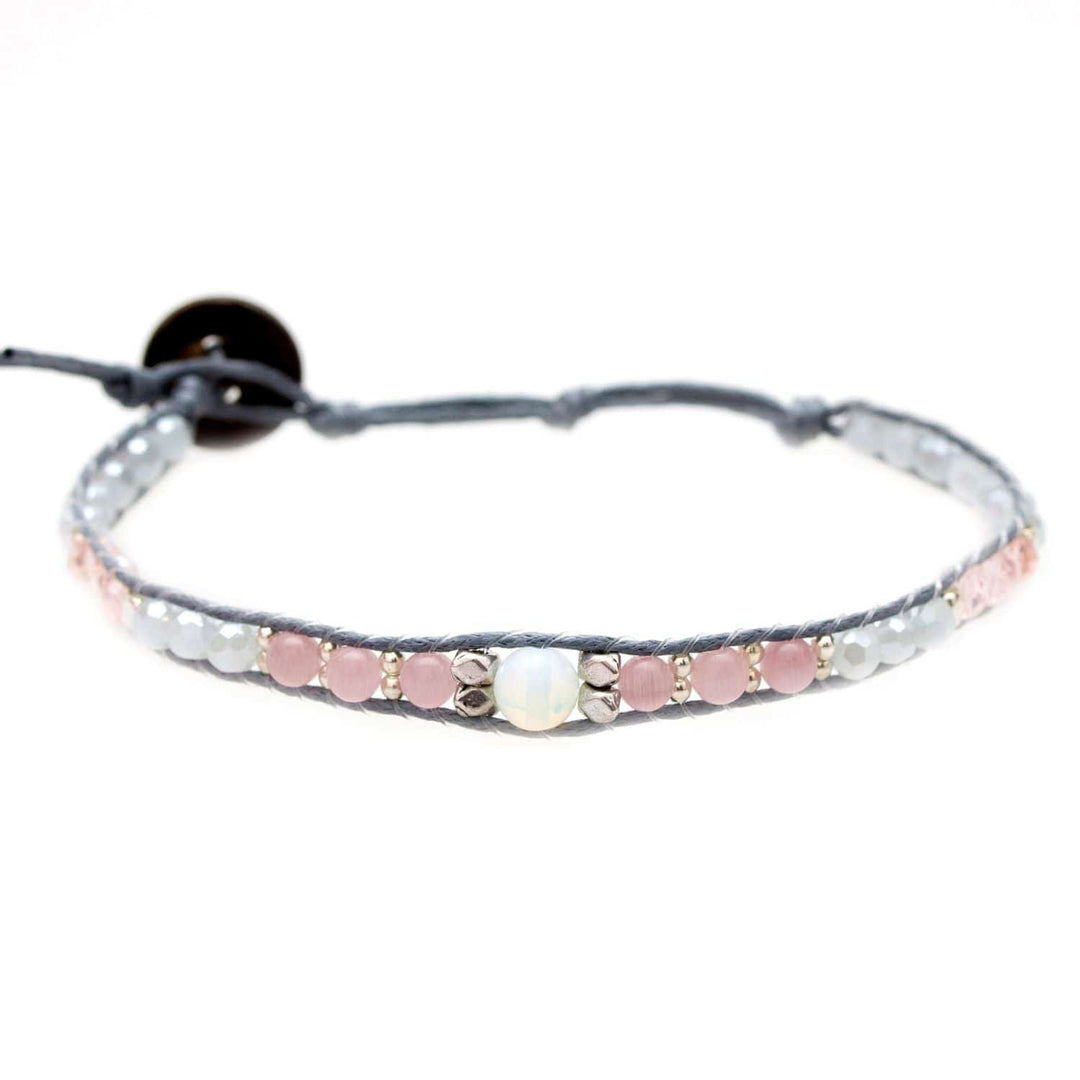 Under The Pink Moon Moonstone Bracelet